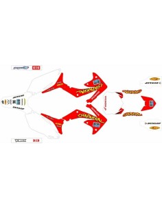 Kit Adhesivos Completo Honda CRF 450 R 09-12 CRF 250 R 10-13 Chaparral