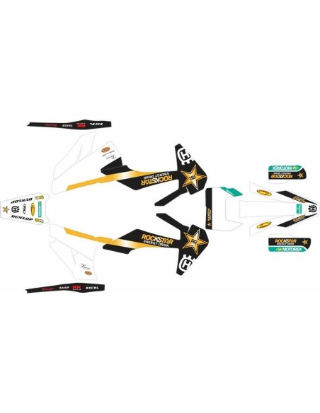 Kit Adhesivos Completo Factory Husqvarna TE/FE 20-23 Rockstar Edition