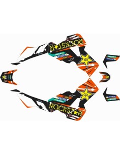 Kit Adhesivos Completo KTM Adventure 950 03-06 Rockstar Negro/Amarillo