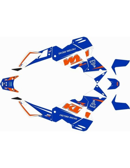 Kit Adhesivos Completo KTM Adventure 990 06-13 Azul