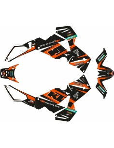 Kit Adhesivos Completo KTM Adventure 990 06-13 Negro/Naranja