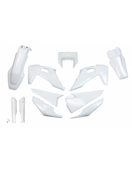 Full Kit de Plásticos UFO Husqvarna FE/TE 20-23 Blanco