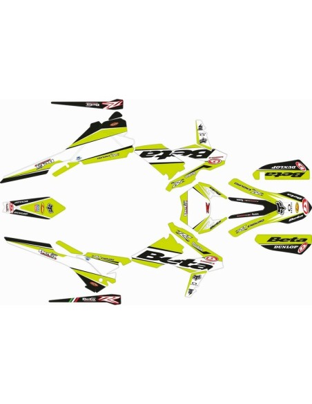 Kit Adhesivos Completo Factory Beta RR 18-19 Lima