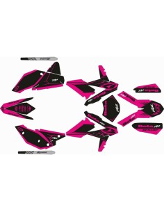 Kit Adhesivos Completo Factory Beta RR 2T/4T 2013 Fucsia/Negro