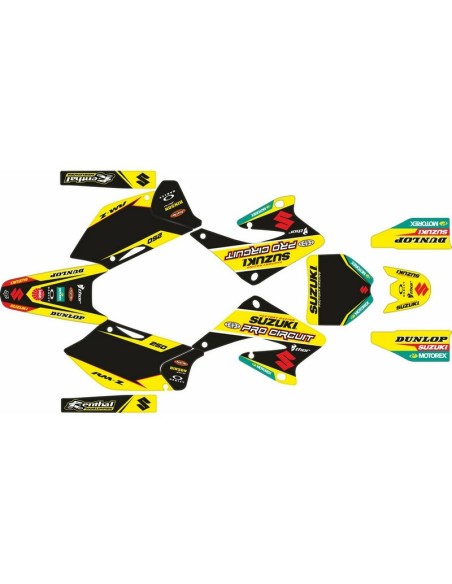 Kit Adhesivos Completo Suzuki RMZ 250 04-06 Pro Circuit