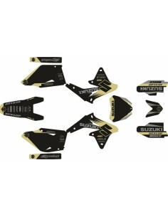 Kit Adhesivos Completo Suzuki RMZ 450 08-17 Negro/Oro