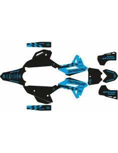 Kit Adhesivos Completo Honda CRF 250 R 22-24 FastHouse Negro/Azul