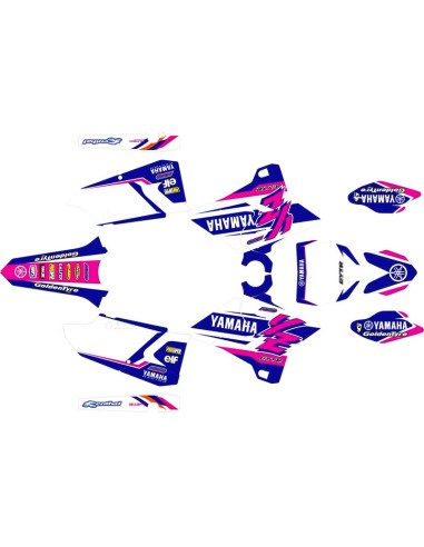 Kit Adhesivos Completo Yamaha YZ 125/250 15-21 Retro Edition Pink