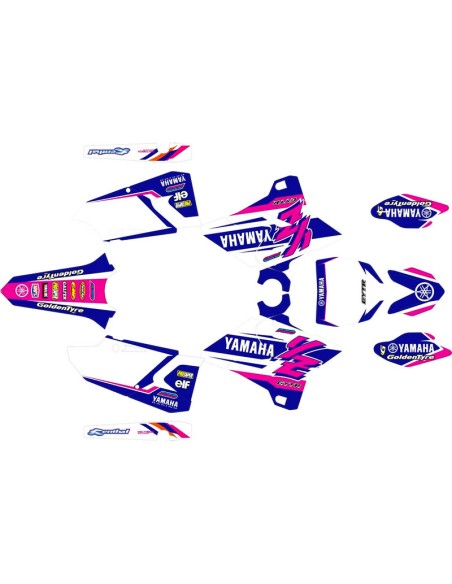 Kit Adhesivos Completo Yamaha YZ 125/250 15-21 Retro Edition Pink
