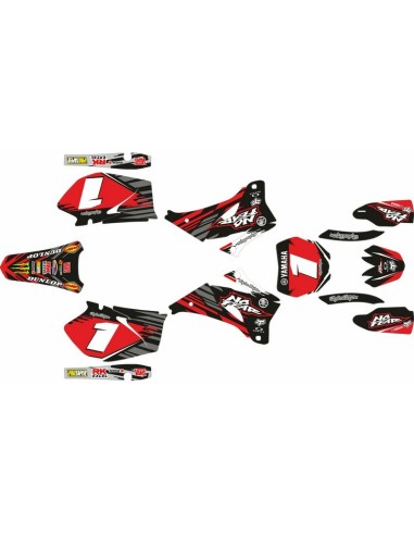 Kit Adhesivos Completo Yamaha YZ 250/450 F 08-09 No Fear