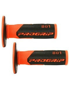 Puños Pro Grip 801 Dual Naranja Flúor/Negro