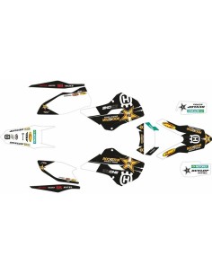Kit Adhesivos Completo Husqvarna FE/TE 2014 Rockstar New Edition Blanco