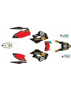 Kit Adhesivos Completo Husqvarna FE/TE 2015 Rockstar New Edition Rojo
