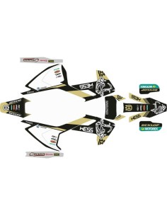 Kit Adhesivos Completo WESS Husqvarna FE/TE 17-19 Marrón