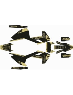 Kit Adhesivos Completo Sponsor Husqvarna FE/TE 17-19 Negro/Marrón