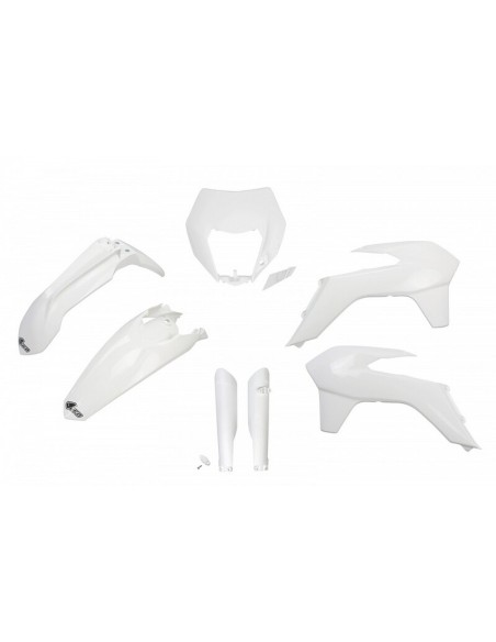 Full Kit de Plásticos UFO KTM EXC/EXC-F 14-16 Blanco