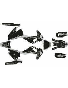 Kit Adhesivos Completo Mythical Husqvarna FC/TC 19-22 Negro/Gris