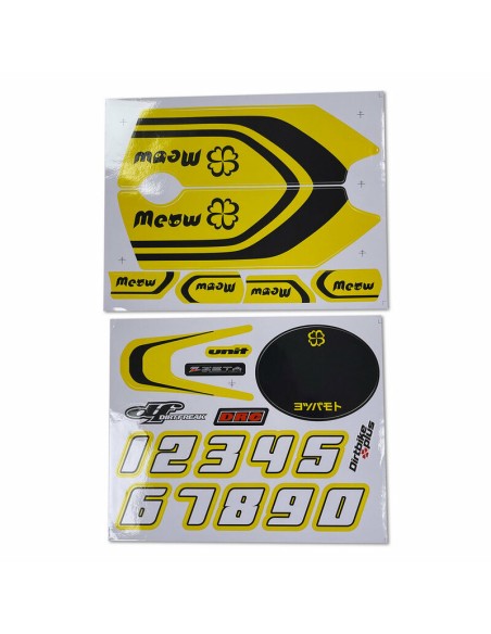 Set Adhesivos Yotsuba Meow Amarillo