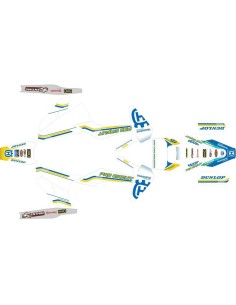 Kit Adhesivos Completo Pro Circuit Husqvarna TE/FE 20-23 Blanco/Azul