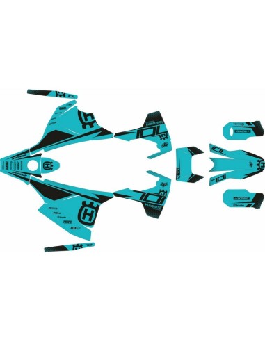 Kit Adhesivos Completo Husqvarna 701 Enduro Turquesa