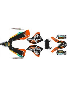 Kit Adhesivos Completo KTM EXC/EXC-F 08-11 WESS Negro/Naranja