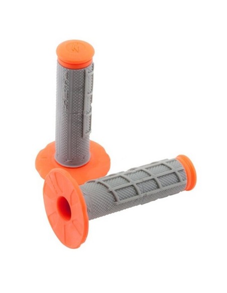 Puños Zeta Race Cerrados Naranja/Gris
