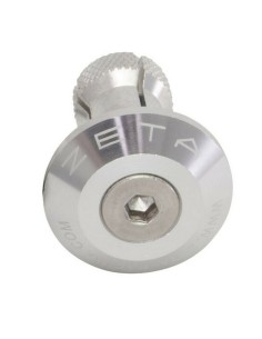 Topes de Manillar Zeta 29 mm Plata