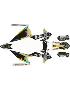 Kit Adhesivos Completo KTM EXC/EXC-F 20-23 WESS Marrón