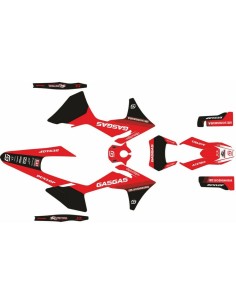 Kit Adhesivos Completo Gas Gas EC/EC-F 24-25 Rojo
