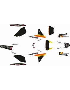 Kit Adhesivos Completo Gas Gas EC/EC-F 24-25 Blanco/Negro