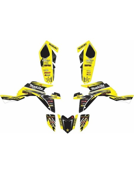 Kit Adhesivos Completo Suzuki LTR 450 06-11 Amarillo