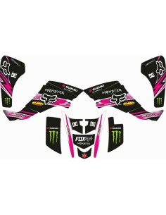 Kit Adhesivos Completo Fox Suzuki LTZ 400 03-08 Fucsia