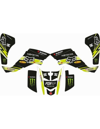 Kit Adhesivos Completo Fox Suzuki LTZ 400 03-08 Lima