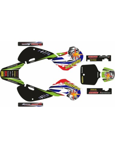 Kit Adhesivos Completo Kawasaki KX 65 00-.. SplitFire Edition