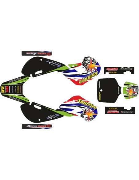 Kit Adhesivos Completo Kawasaki KX 65 00-.. SplitFire Edition