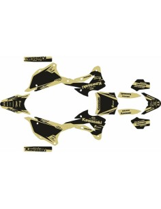 Kit Adhesivos Completo Kawasaki KX 85/100 14-21 No Fear Negro/Marrón