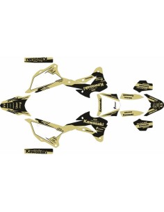 Kit Adhesivos Completo Kawasaki KX 85/100 14-21 No Fear Negro/Blanco/Marrón