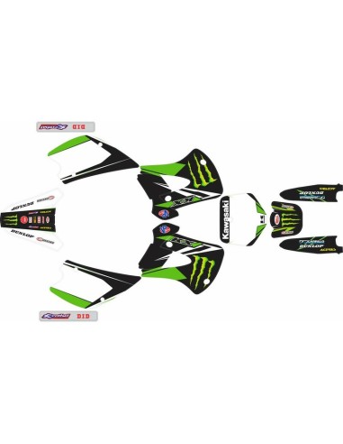 Kit Adhesivos Completo Kawasaki KX 85/100 98-13 Monster Edition