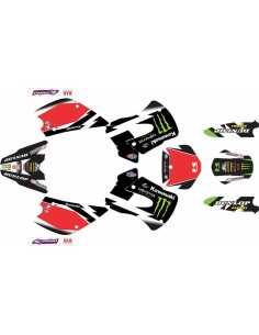 Kit Adhesivos Completo Kawasaki KX 85/100 98-13 Villopoto Red Edition