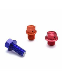 Tapón Vaciado Zeta M14x14-P1.5 Rojo
