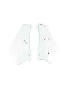 Placa Portanúmeros Laterales UFO Suzuki RM 80 86-99 Blanco