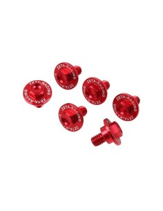 Kit Tornillos Protector Horquilla Zeta Honda 2 Rojo