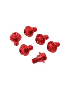 Kit Tornillos Protector Horquilla Zeta Suzuki Rojo
