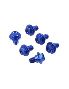 Kit Tornillos Protector Horquilla Zeta Suzuki Azul