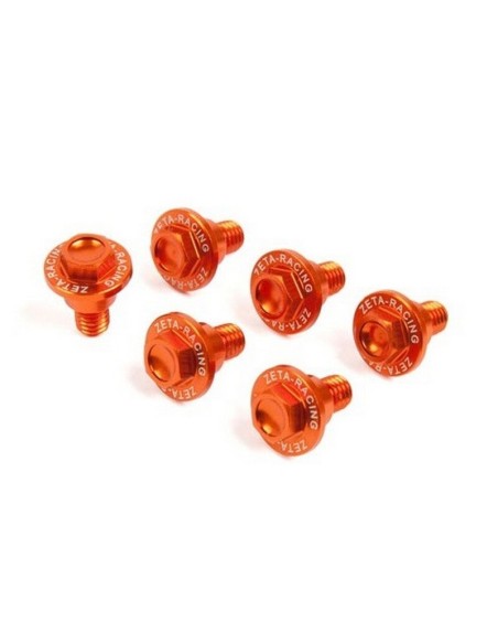Kit Tornillos Protector Horquilla Zeta KTM Naranja