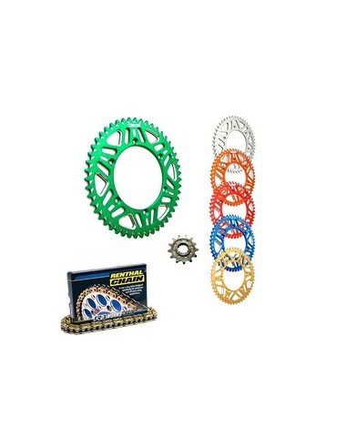 Kit Transmisión Renthal Gnerik Aluminio Yamaha YZ 250 98-.. WR/YZ 400/426/450 F 98-..Fantic 250/450F