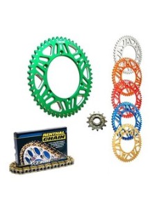Kit Transmisión Renthal Gnerik Acero Kawasaki KX 250 87-98