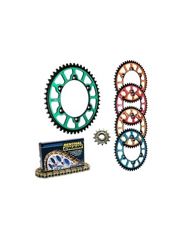 Kit Transmisión Renthal Gnerik Mixta Kawasaki KX 250 F 04-05 Suzuki RMZ 250 04-06