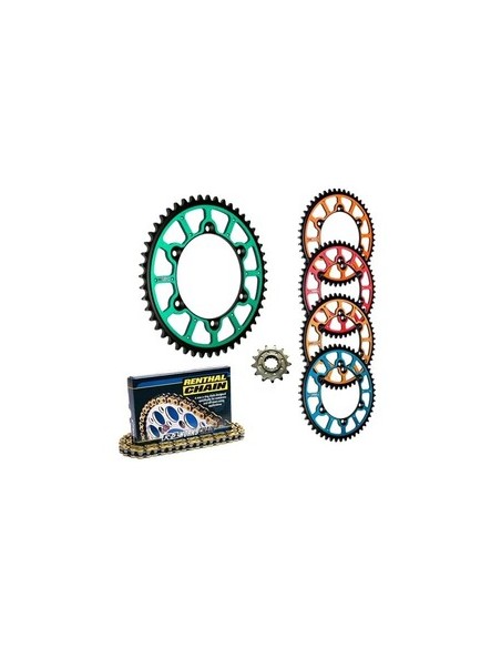 Kit Transmisión Renthal Gnerik Mixta Kawasaki KX 250 F 04-05 Suzuki RMZ 250 04-06