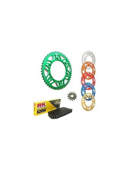 Kit Transmisión RK Gnerik Aluminio Yamaha YZ 125 99-04